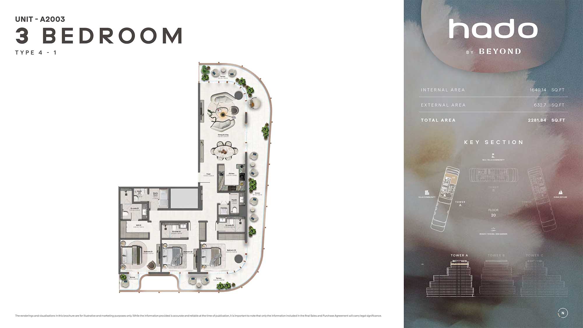 20th Floor (Type 4-1 Unit A2003)