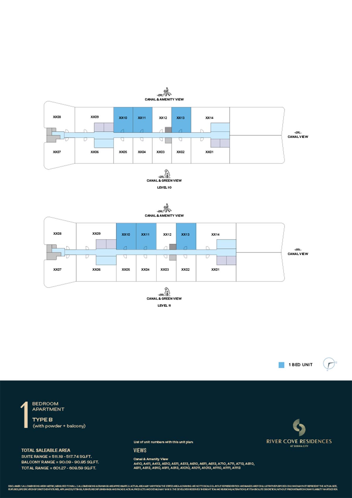 10th & 11th Level (Type B)