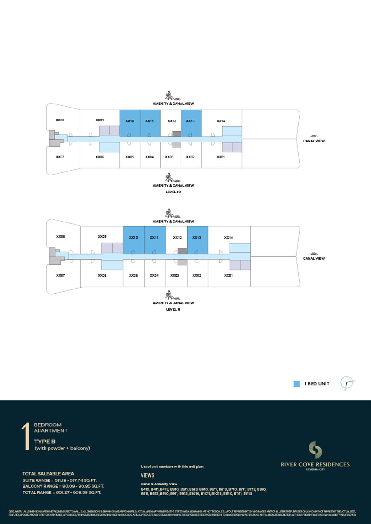 10th & 11th Level (Type B)