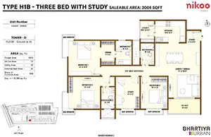 Ground Floor To 16th Floor (Type H1B)