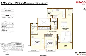 Ground Floor To 24th Floor (Type D1C)