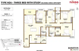 Ground Floor To 24th Floor (Type H2A)