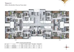 20th to 22nd Floor