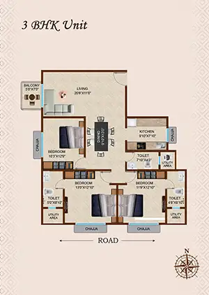 3 Bedroom