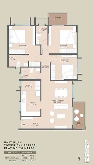 Flat No 201-2201