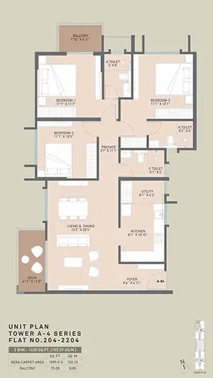 Flat No 204-2204