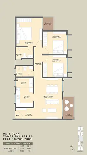 Flat No 201-2301