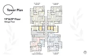 19th & 29th Floor (Refuge Floor)