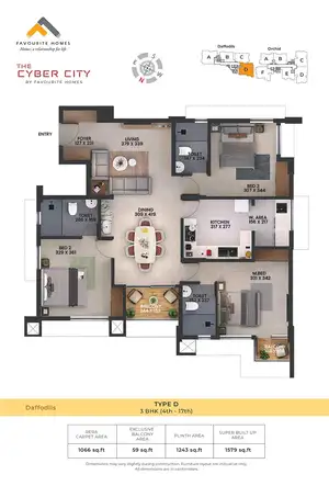 3rd Floor (Type A)