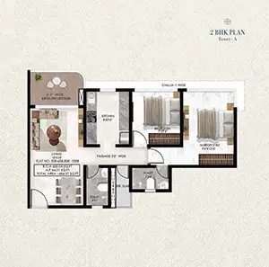 2 BHK Plan