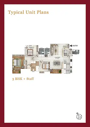 3 Bedroom+Maid