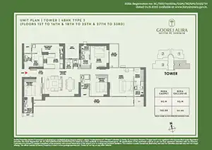 Type 2 (1st to 16th & 18th to 25th & 27th to 33rd Floor)