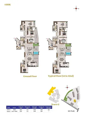 Unit BG01-B4201 (Ground to 42th Floor)