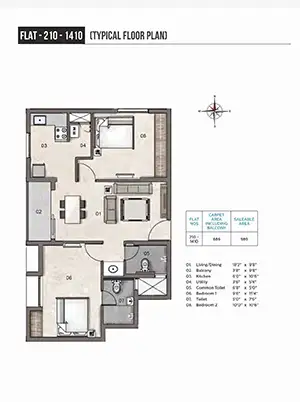 Flat 203-1403