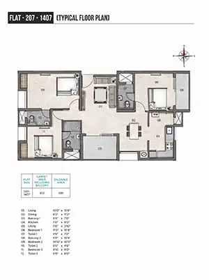 Flat 201-1401