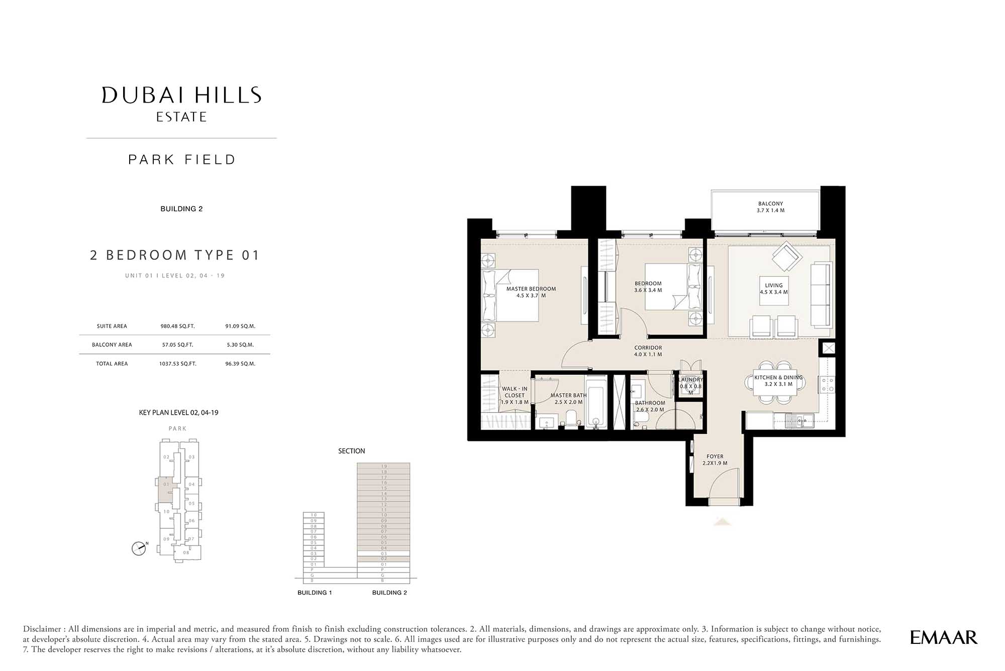 Level 02 - 19th (Type 01 - Unit 01)