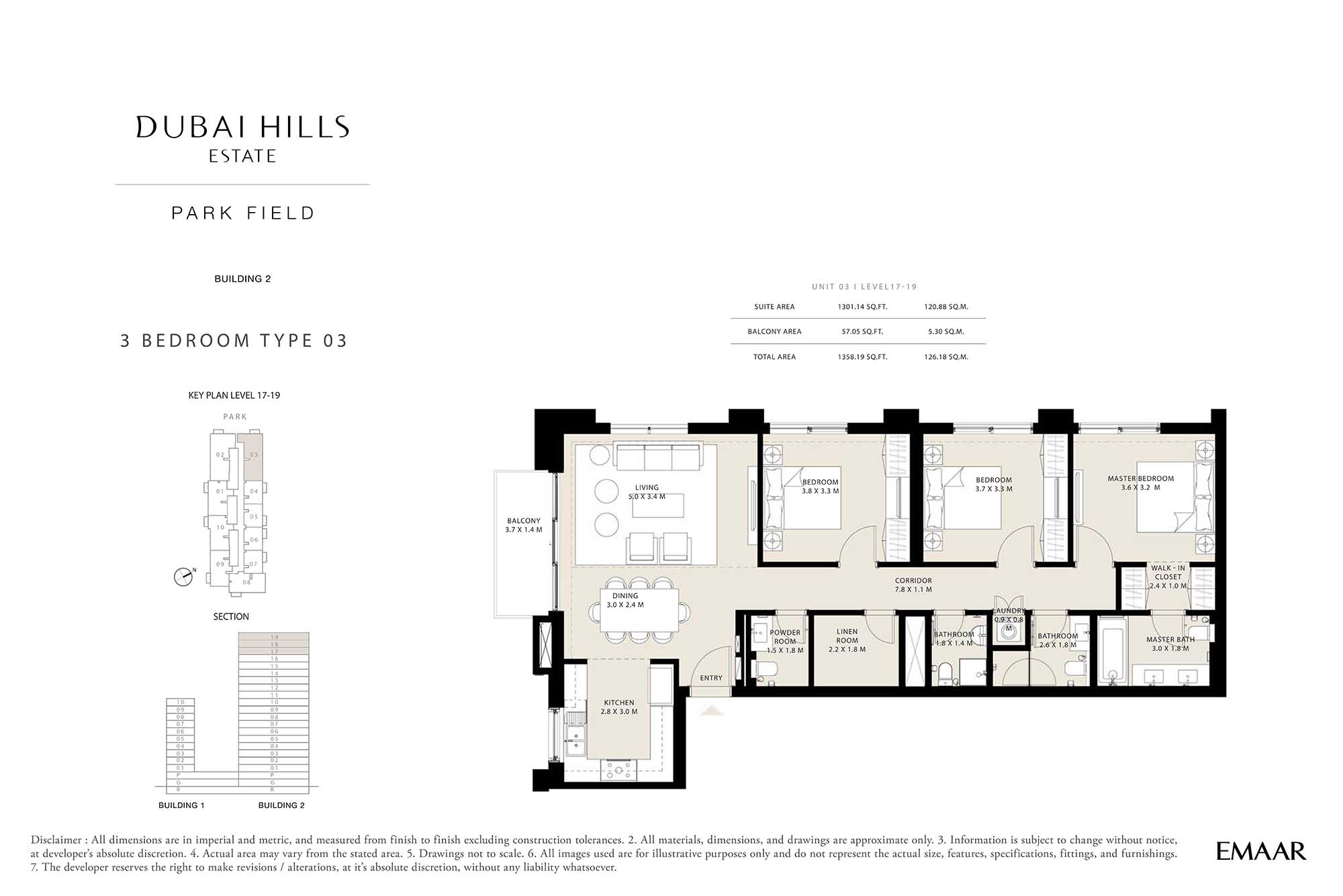 Level 17th - 19 (Type 03 - Unit 03)
