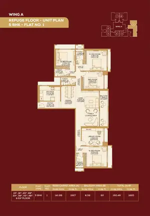 13th-53rd Floor (Flat No. 1)