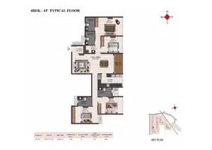Unit No A204 To A1404 (Typical Floor)