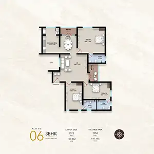Flat No 01 (North Facing)