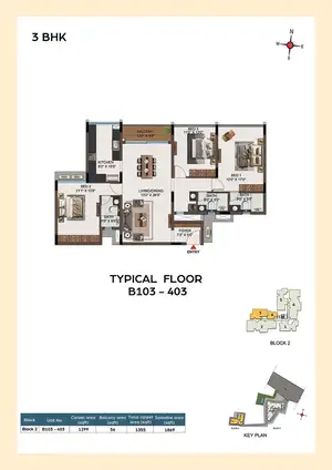 1st Floor (Unit B101)