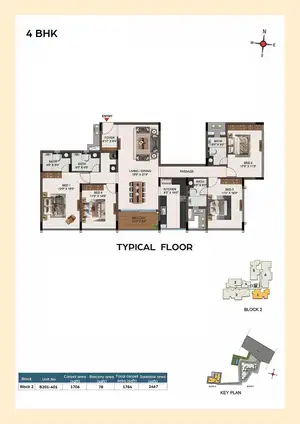 Typical Floor (Unit B105-405)