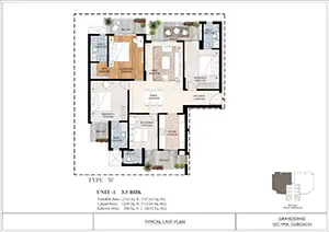 TYPE B (Unit 1 - 3D Layout)