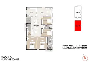 Flat 101 To 501