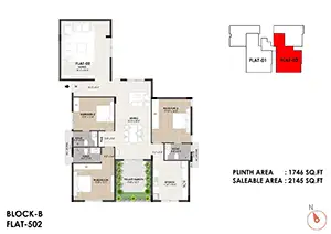Flat 101 To 401
