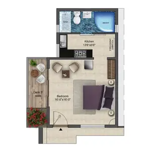 1 Bed