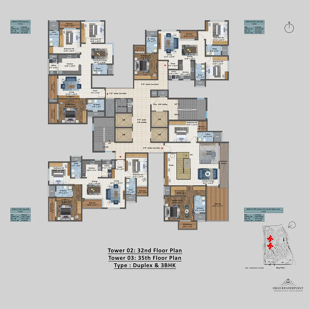 31st & 34th Floor