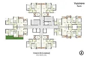 2nd-21st Floor(Lumina)