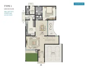 Type 1, Ground Floor