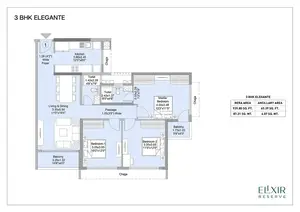 3 BHK Elegante