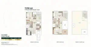 Type A2, Typical Row House Plan