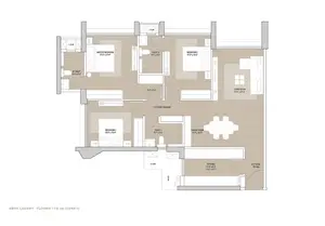 3 BHK Luxury Floors 1 to 34 (Zone-1)