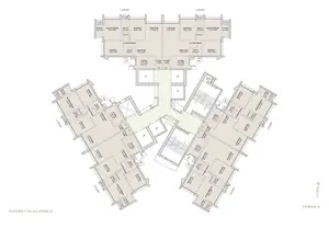 Tower A, Floors 1 to 34 (Zone-1)