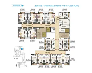 1st & 9th Floor Plan