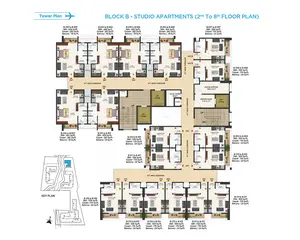 2nd & 8th Floor Plan