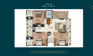1st To 4th Floor Plan