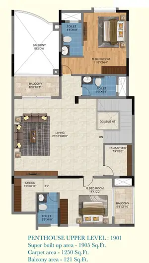 Upper Level 1901