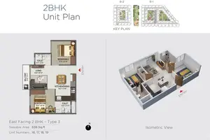 Type 3, East Facing, Unit No-16,17,18,19