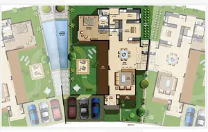 3 BHK, Type B (Radial)