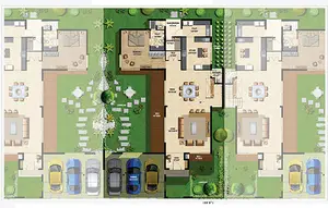 3 BHK, Type B (Rectangular)