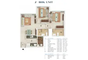 2 BHK Unit