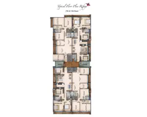Typical Floor Plan Refuge, 7th to 13th Floor