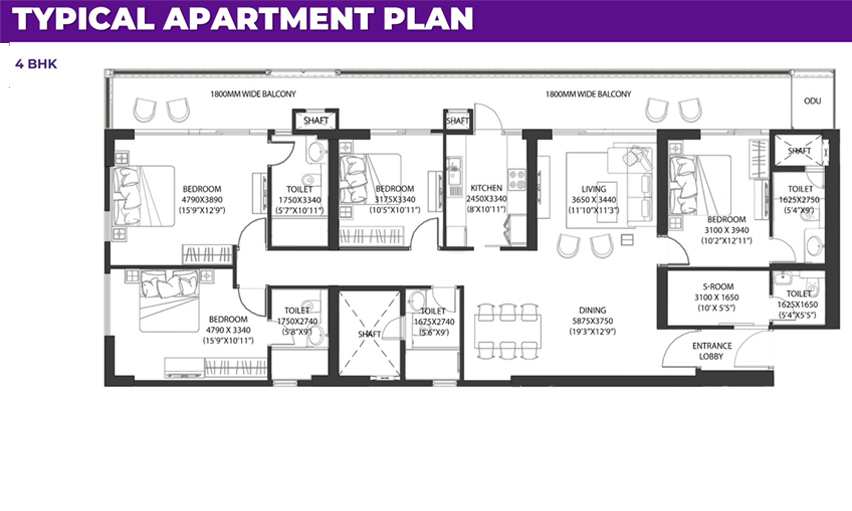 Typical Apartment Plan