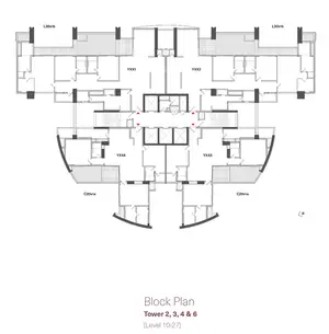 Block Plan, Level 10-27