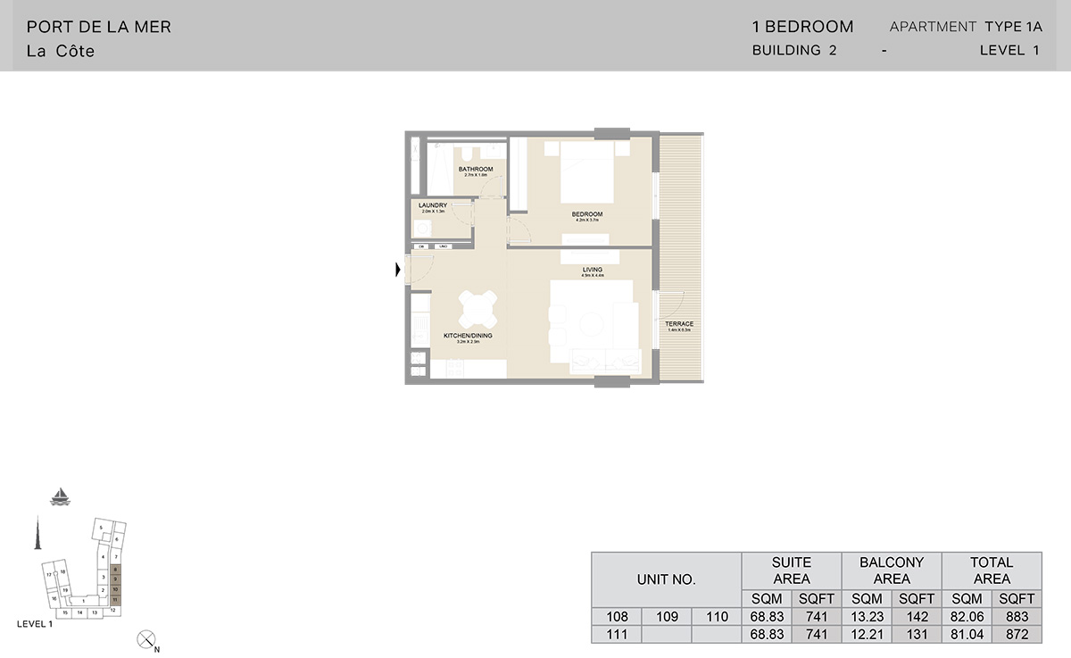 Type 1 A, Level 1