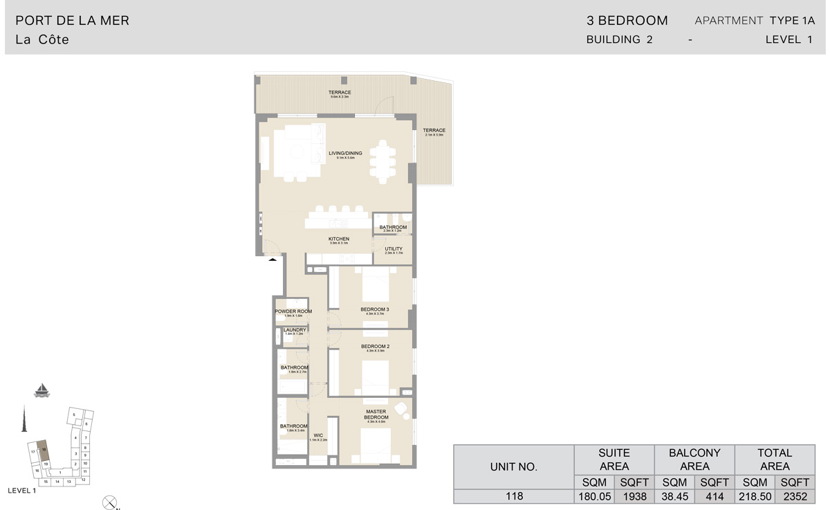 Type 1 A, Level 1